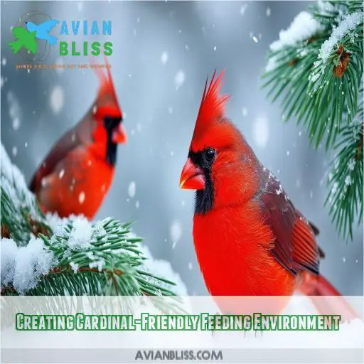 Creating Cardinal-Friendly Feeding Environment