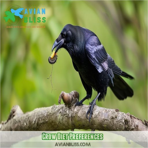 Crow Diet Preferences