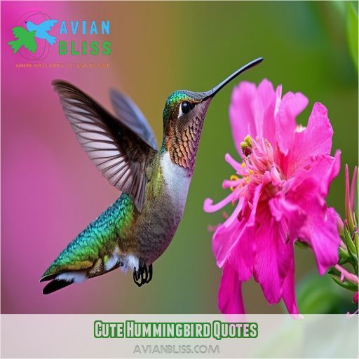 Cute Hummingbird Quotes