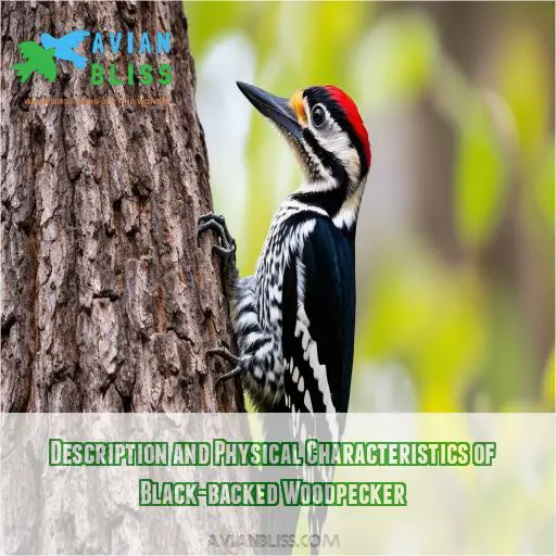 Description and Physical Characteristics of Black-backed Woodpecker