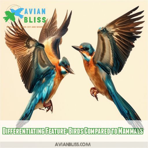 Differentiating Feature: Birds Compared to Mammals