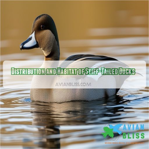 Distribution and Habitat of Stiff-Tailed Ducks