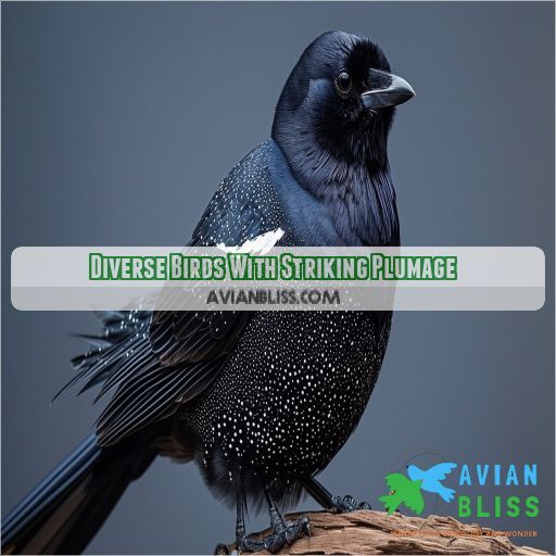 Diverse Birds With Striking Plumage