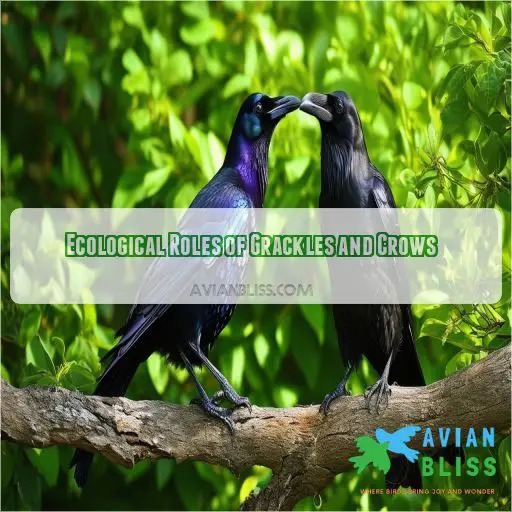 Ecological Roles of Grackles and Crows