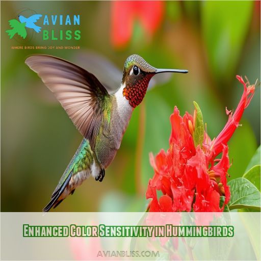 Enhanced Color Sensitivity in Hummingbirds