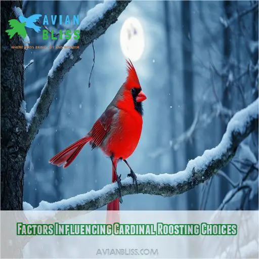 Factors Influencing Cardinal Roosting Choices