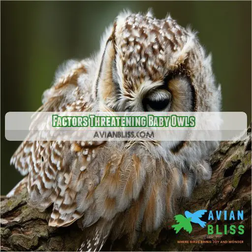 Factors Threatening Baby Owls