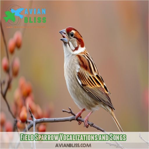Field Sparrow Vocalizations and Songs