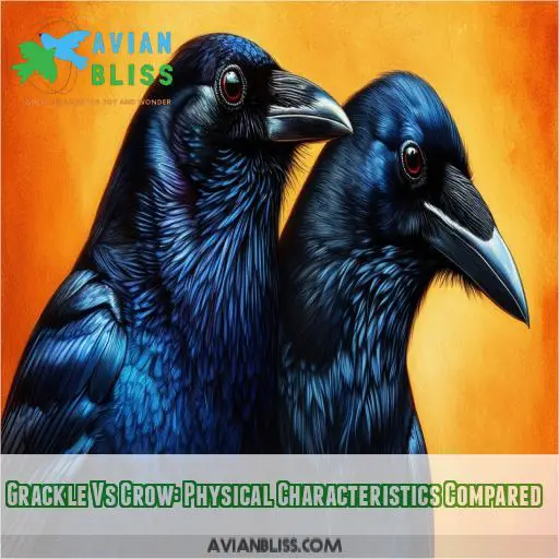 Grackle Vs Crow: Physical Characteristics Compared