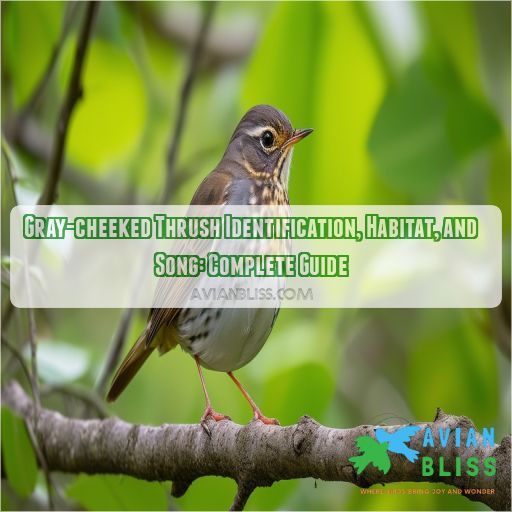 gray cheeked thrush