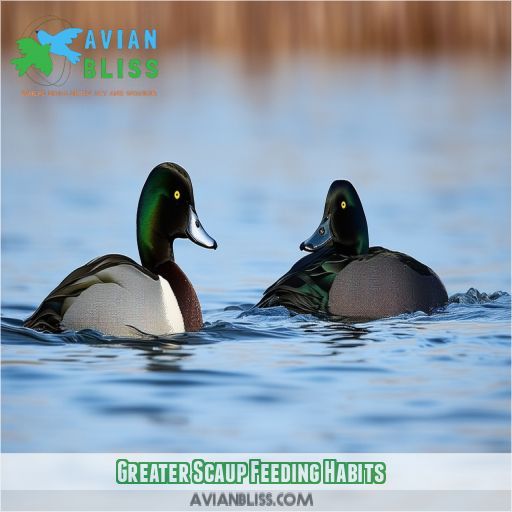 Greater Scaup Feeding Habits