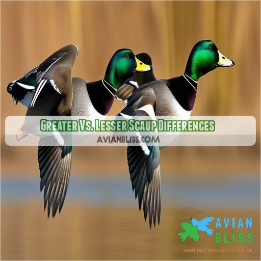 Greater Vs. Lesser Scaup Differences