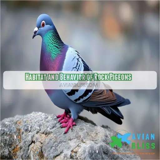 Habitat and Behavior of Rock Pigeons