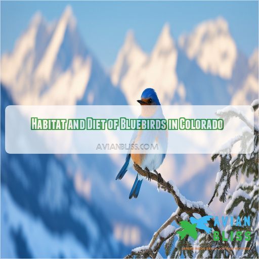 Habitat and Diet of Bluebirds in Colorado