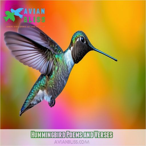 Hummingbird Poems and Verses