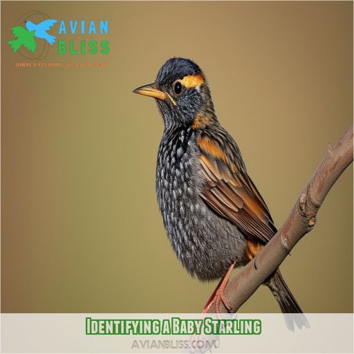 Identifying a Baby Starling