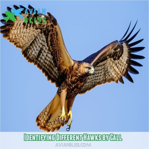 Identifying Different Hawks by Call