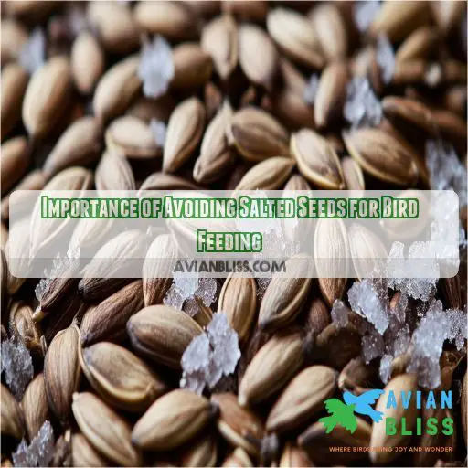 Importance of Avoiding Salted Seeds for Bird Feeding