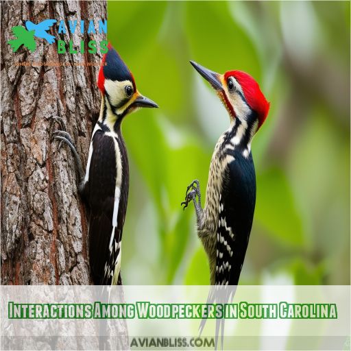 Interactions Among Woodpeckers in South Carolina