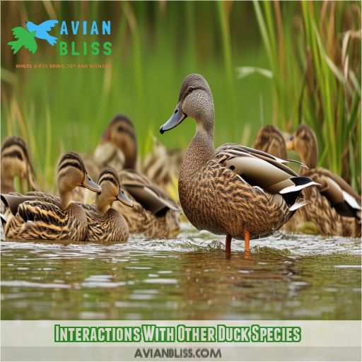 Interactions With Other Duck Species