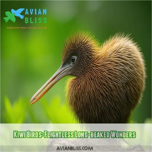 Kiwi Birds: Flightless Long-beaked Wonders