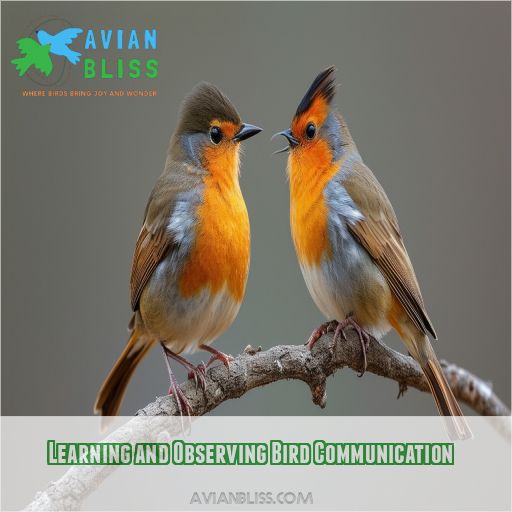 Learning and Observing Bird Communication