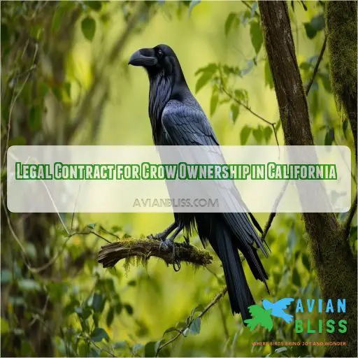 Legal Contract for Crow Ownership in California