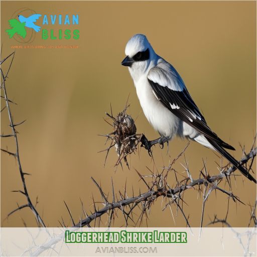 Loggerhead Shrike Larder