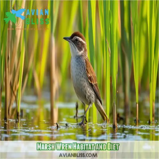 Marsh Wren Habitat and Diet