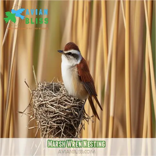 Marsh Wren Nesting