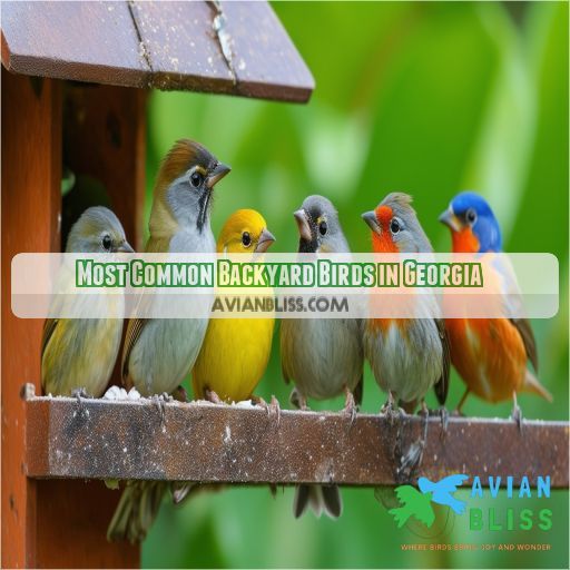 Most Common Backyard Birds in Georgia