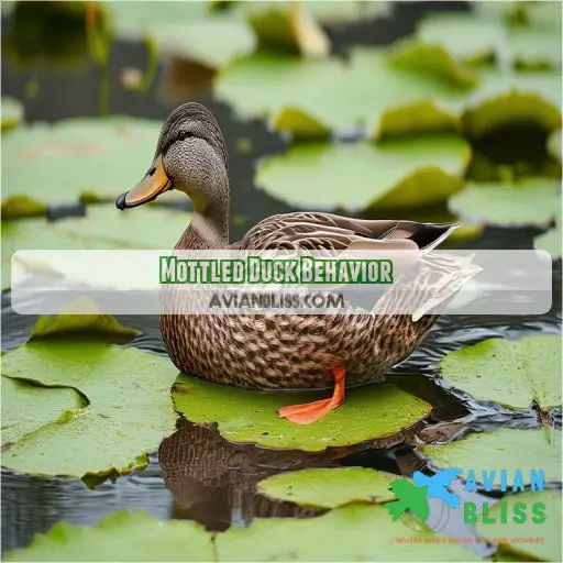 Mottled Duck Behavior