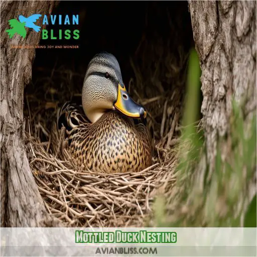 Mottled Duck Nesting