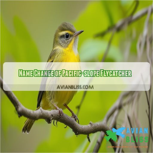 Name Change of Pacific-slope Flycatcher