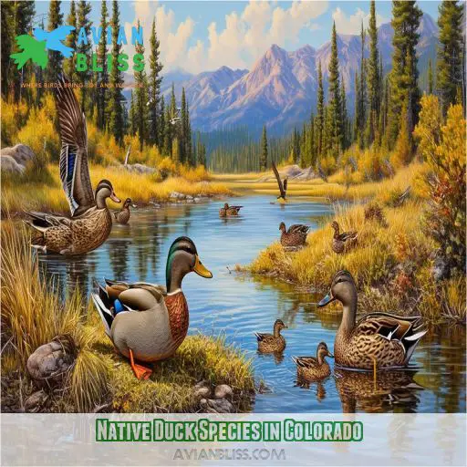 Native Duck Species in Colorado