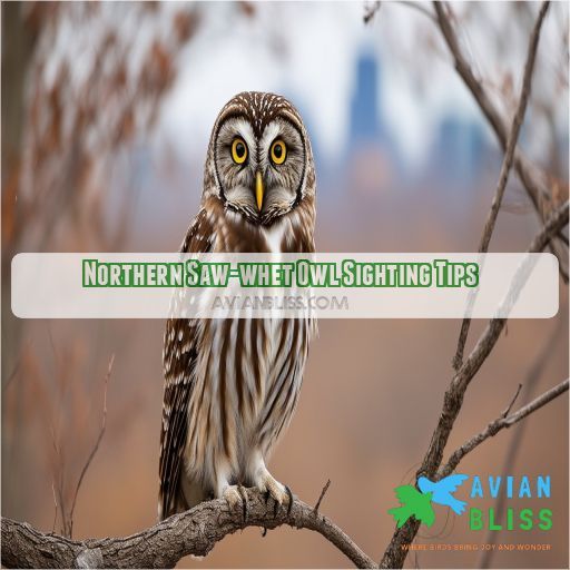 Northern Saw-whet Owl Sighting Tips