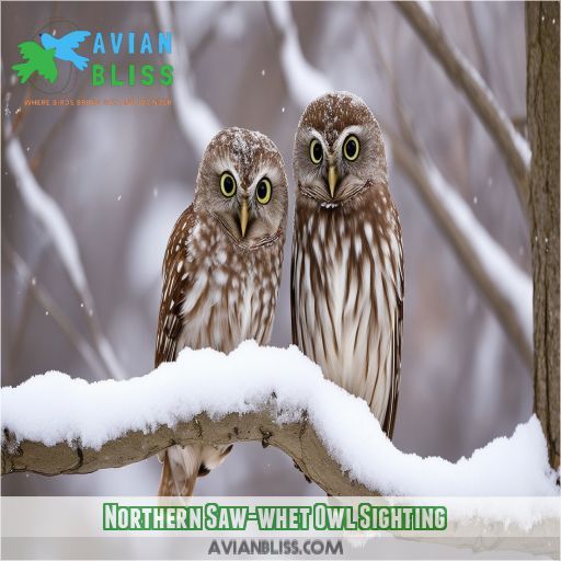 Northern Saw-whet Owl Sighting