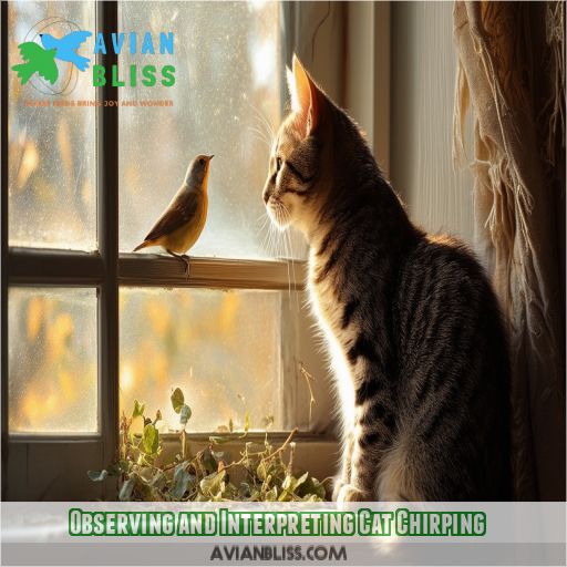 Observing and Interpreting Cat Chirping