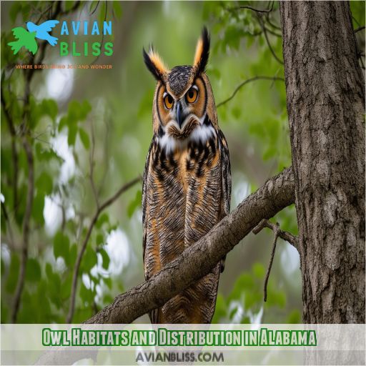 Owl Habitats and Distribution in Alabama
