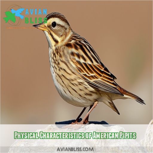 Physical Characteristics of American Pipits