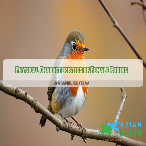 Physical Characteristics of Female Robins