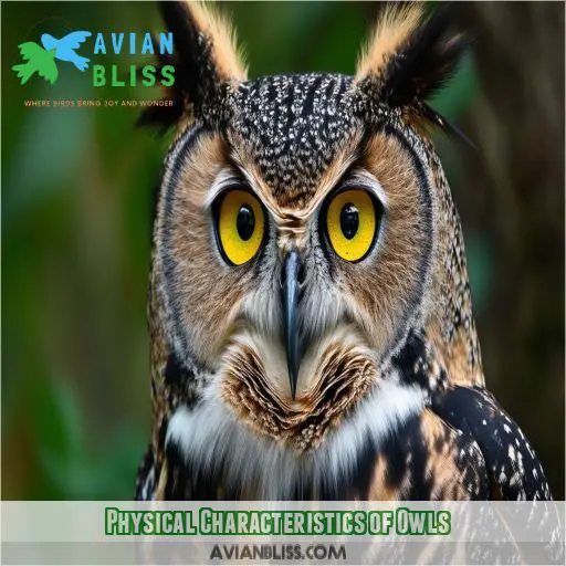 Physical Characteristics of Owls