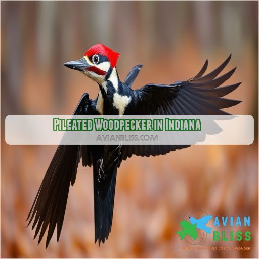 Pileated Woodpecker in Indiana