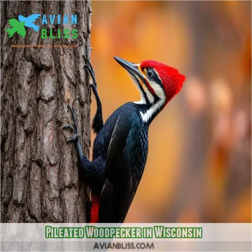 Pileated Woodpecker in Wisconsin