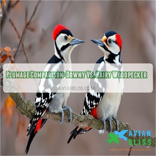 Plumage Comparison: Downy Vs. Hairy Woodpecker