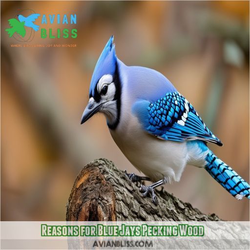Reasons for Blue Jays Pecking Wood