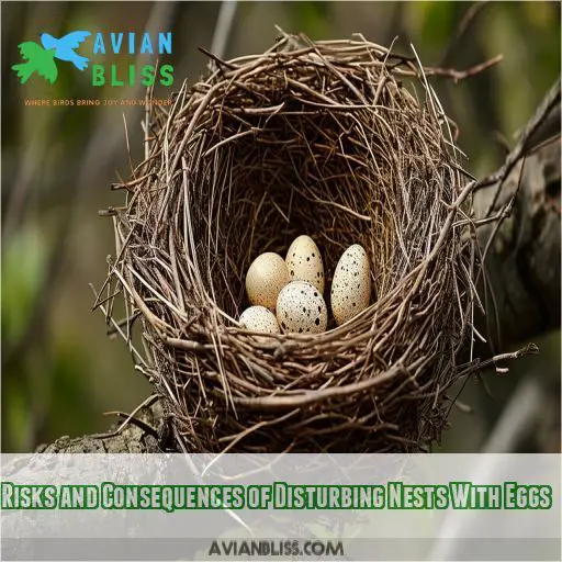 Risks and Consequences of Disturbing Nests With Eggs