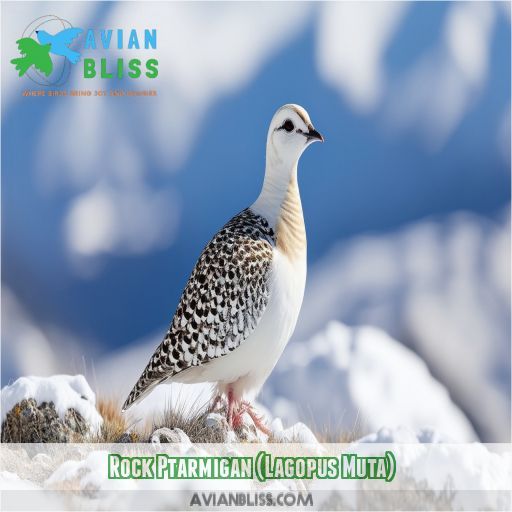 Rock Ptarmigan (Lagopus Muta)