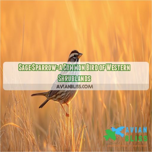 Sage Sparrow: a Common Bird of Western Shrublands