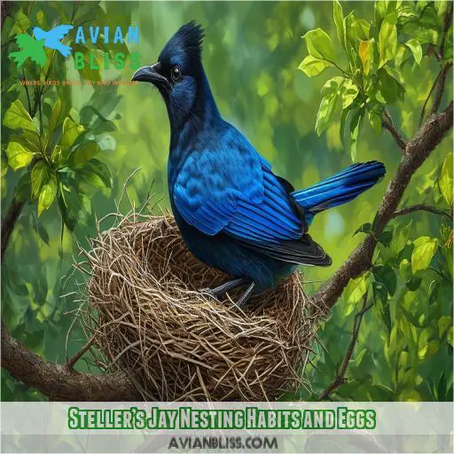 Steller’s Jay Nesting Habits and Eggs